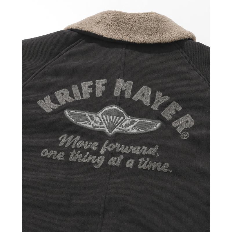クリフメイヤー KRIFF MAYER メンズ ユニセックス アウター ブルゾン 裏起毛 シープボア 背中刺繍 裏地付き 秋 冬 裏ボアコーデュロイボンバージャケット | KRIFF MAYER | 13