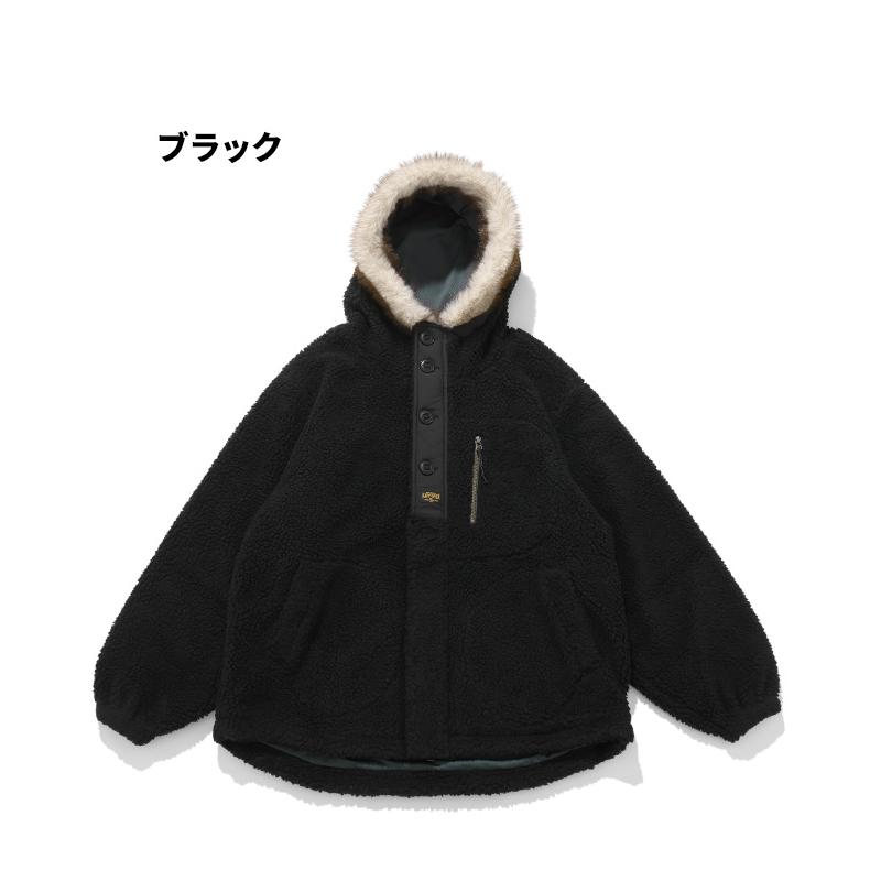 クリフメイヤー KRIFF MAYER メンズ ユニセックス アウター シープボア フード付き フーディー 裏地付き フルジップ 秋 冬 ボアミリタリーフードジャケット | KRIFF MAYER | 16