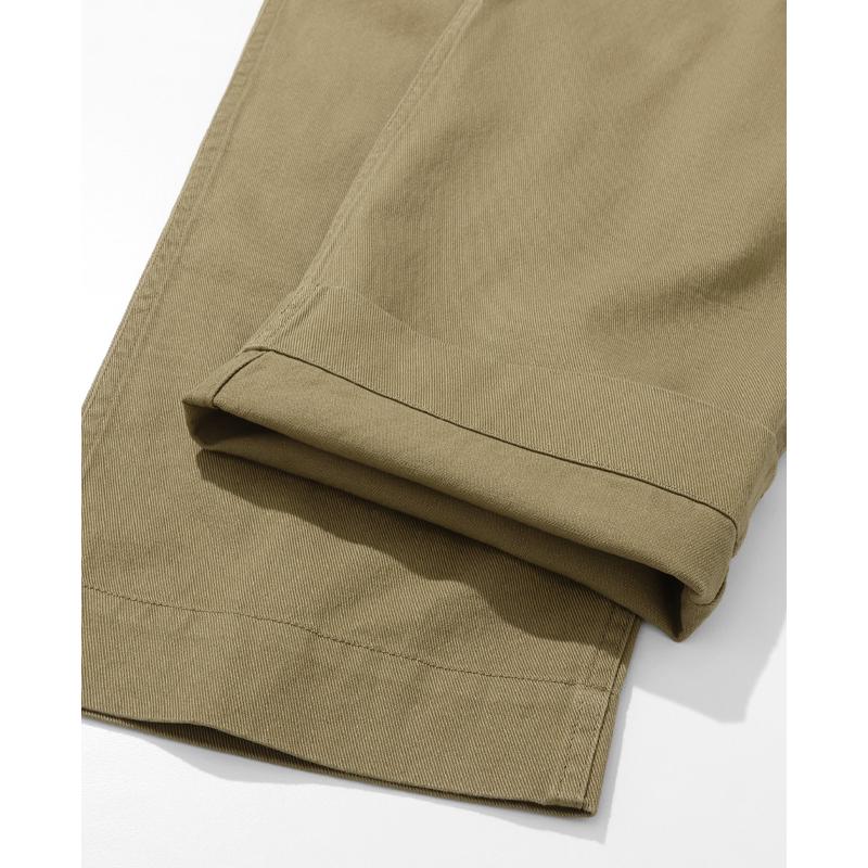 クリフメイヤー KRIFF MAYER メンズ ボトムス チノパン ロングパンツ フルレングス ワイドパンツ ツータック ウエストゴム 秋 冬 春 M-52 チノパンツ | KRIFF MAYER | 24