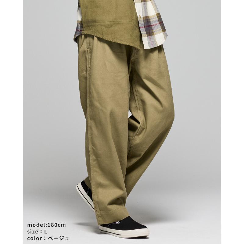 クリフメイヤー KRIFF MAYER メンズ ボトムス チノパン ロングパンツ フルレングス ワイドパンツ ツータック ウエストゴム 秋 冬 春 M-52 チノパンツ | KRIFF MAYER | 08
