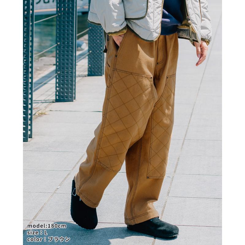 クリフメイヤー KRIFF MAYER メンズ ボトムス ロングパンツ フルレングス ワイドパンツ ウエストゴム イージーパンツ ヘビーデューティーダブルニーパンツ | KRIFF MAYER | 04