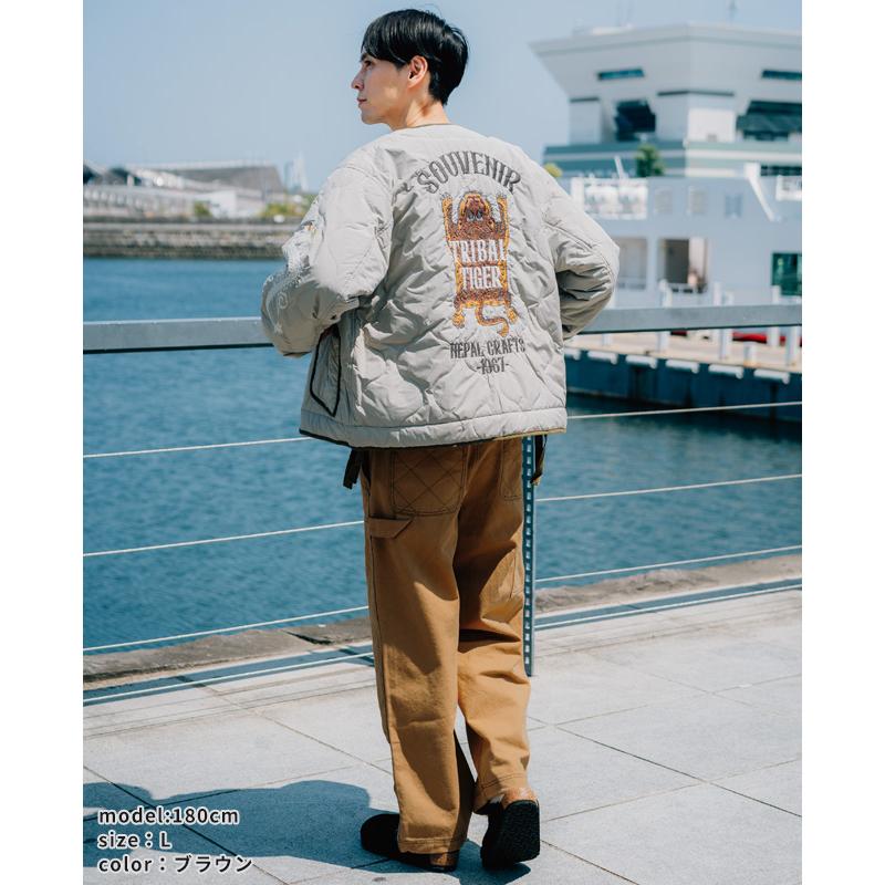 クリフメイヤー KRIFF MAYER メンズ ボトムス ロングパンツ フルレングス ワイドパンツ ウエストゴム イージーパンツ ヘビーデューティーダブルニーパンツ | KRIFF MAYER | 06