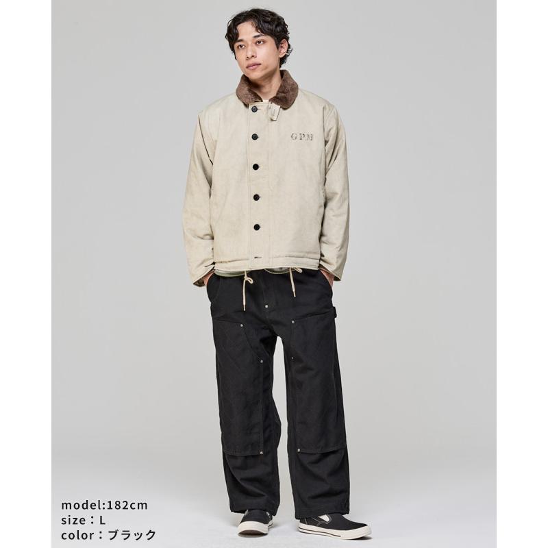 クリフメイヤー KRIFF MAYER メンズ ボトムス ロングパンツ フルレングス ワイドパンツ ウエストゴム イージーパンツ ヘビーデューティーダブルニーパンツ | KRIFF MAYER | 08