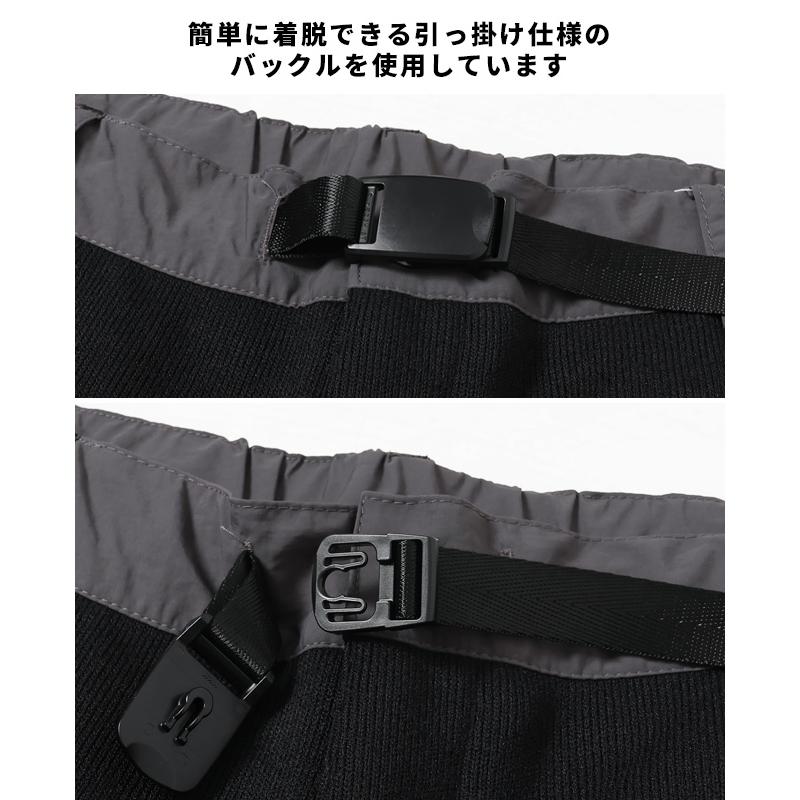 クリフメイヤー KRIFF MAYER メンズ ボトムス ロングパンツ テーパード 暖かい 裏起毛 防寒 ウエストゴム ベルト付き ニットフリースクライミングパンツ | KRIFF MAYER | 14