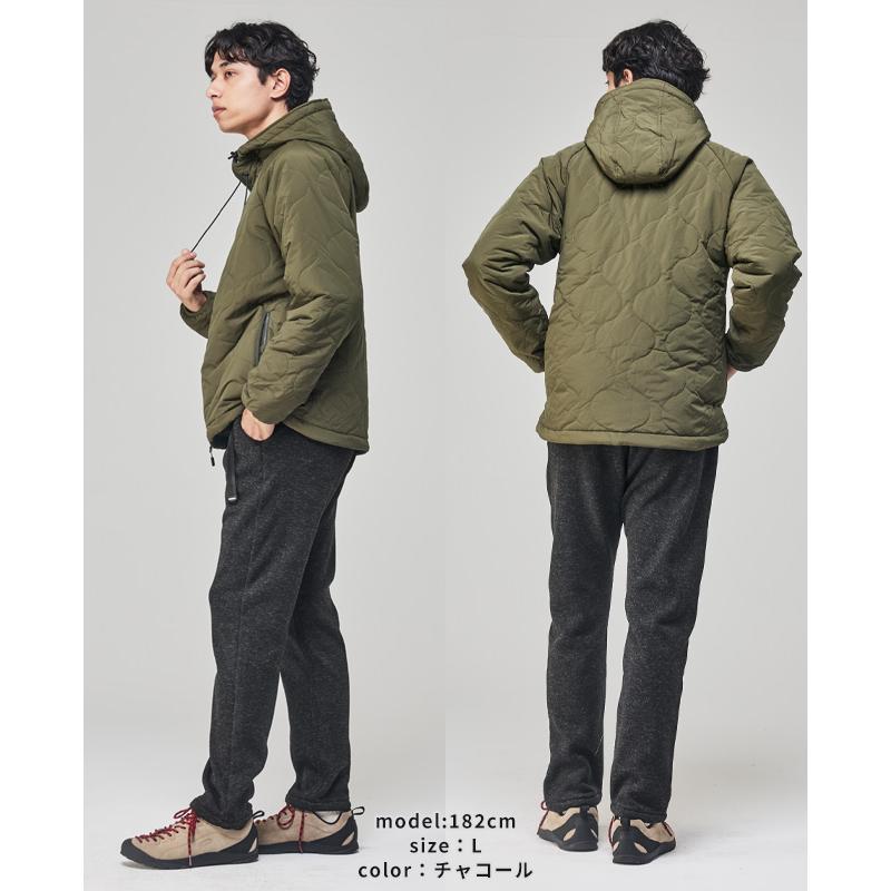 クリフメイヤー KRIFF MAYER メンズ ボトムス ロングパンツ テーパード 暖かい 裏起毛 防寒 ウエストゴム ベルト付き ニットフリースクライミングパンツ | KRIFF MAYER | 03