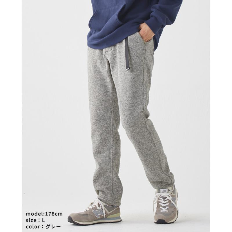 クリフメイヤー KRIFF MAYER メンズ ボトムス ロングパンツ テーパード 暖かい 裏起毛 防寒 ウエストゴム ベルト付き ニットフリースクライミングパンツ | KRIFF MAYER | 04