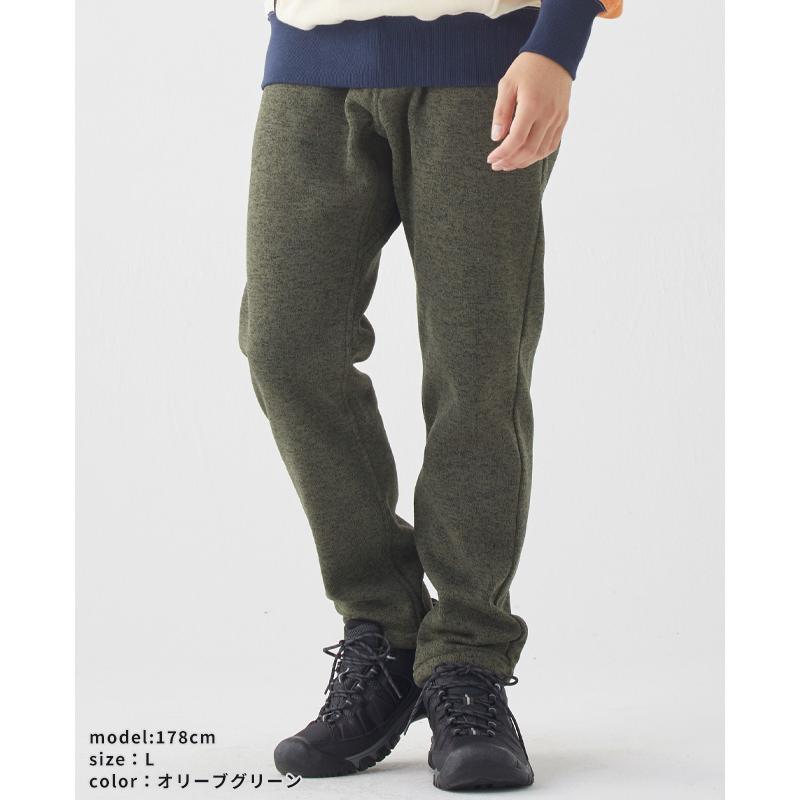 クリフメイヤー KRIFF MAYER メンズ ボトムス ロングパンツ テーパード 暖かい 裏起毛 防寒 ウエストゴム ベルト付き ニットフリースクライミングパンツ | KRIFF MAYER | 06