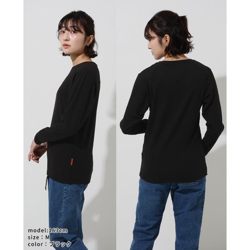 クリフメイヤー KRIFF MAYER メンズ レディース ユニセックス Tシャツ ロンT 暖かい 無地 ストレッチ 防寒 秋 冬 もちのび クルーネック インナー 長袖 | KRIFF MAYER | 08