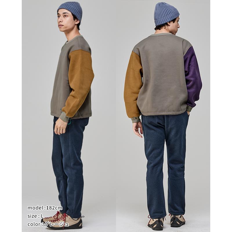 クリフメイヤー KRIFF MAYER メンズ ユニセックス 長袖 スウェット 刺繍 ドローコード 2025FW 裏起毛 レトロカラー クルー | KRIFF MAYER Lady's Collection | 07