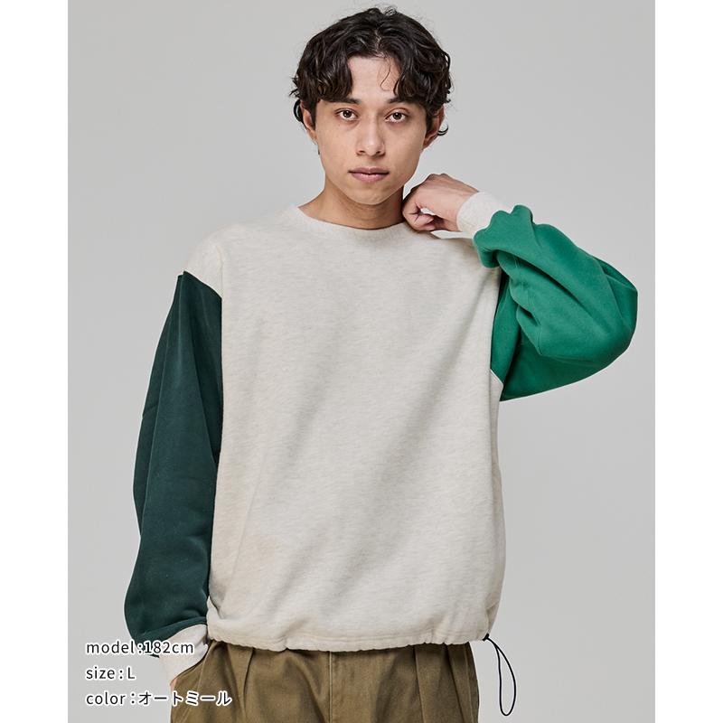 クリフメイヤー KRIFF MAYER メンズ ユニセックス 長袖 スウェット 刺繍 ドローコード 2025FW 裏起毛 レトロカラー クルー | KRIFF MAYER Lady's Collection | 08