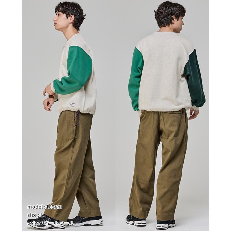 クリフメイヤー KRIFF MAYER メンズ ユニセックス 長袖 スウェット 刺繍 ドローコード 2025FW 裏起毛 レトロカラー クルー | KRIFF MAYER Lady's Collection | 10