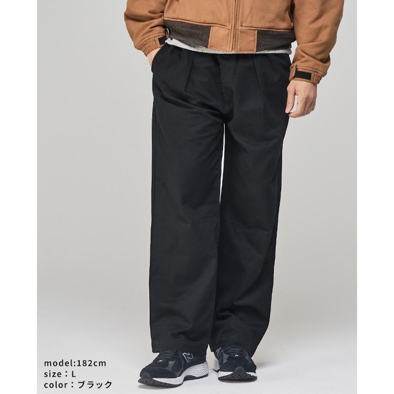 クリフメイヤー KRIFF MAYER メンズ ボトムス ロングパンツ フルレングス シェフパンツ タックパンツ ウエストゴム イージーパンツ 3つ星シェフタフパンツ | KRIFF MAYER | 08