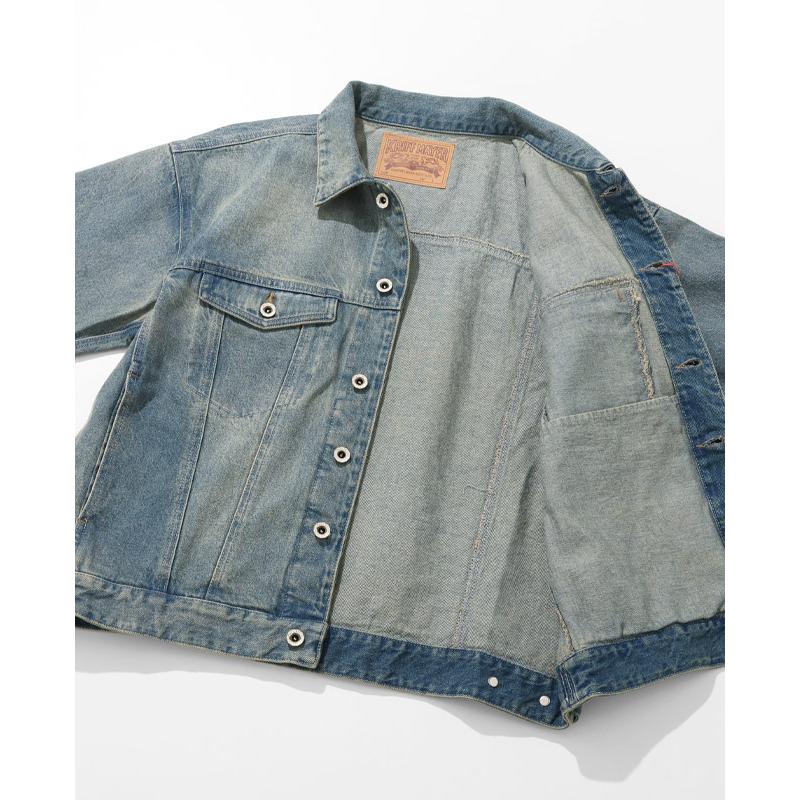 クリフメイヤー KRIFF MAYER メンズ ユニセックス トラッカージャケット アウター Gジャン ブルゾン 無地 ヴィンテージ風 アメカジ 春 秋 デニムジャケット | KRIFF MAYER | 11
