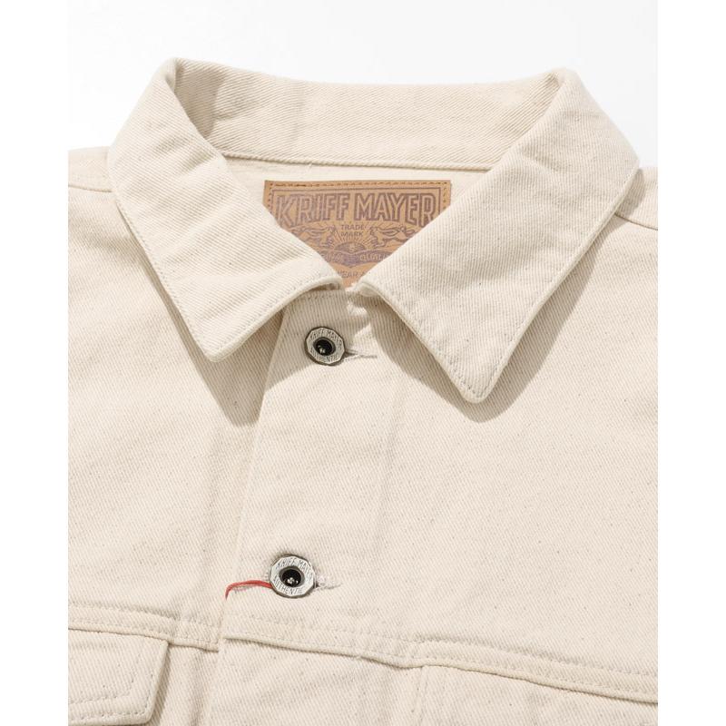 クリフメイヤー KRIFF MAYER メンズ ユニセックス トラッカージャケット アウター Gジャン ブルゾン 無地 ヴィンテージ風 アメカジ 春 秋 デニムジャケット | KRIFF MAYER | 12