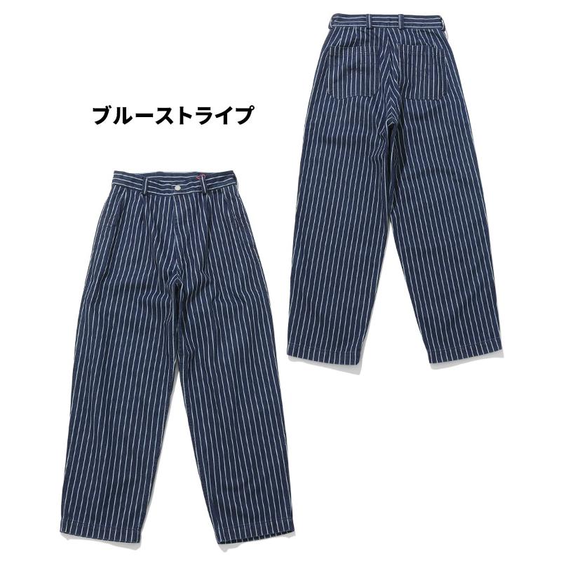 クリフメイヤー KRIFF MAYER メンズ ボトムス ロングパンツ フルレングス ワイドパンツ ジーンズ インディゴ ヒッコリー ツータック デニムウエスタンパンツ | KRIFF MAYER | 20