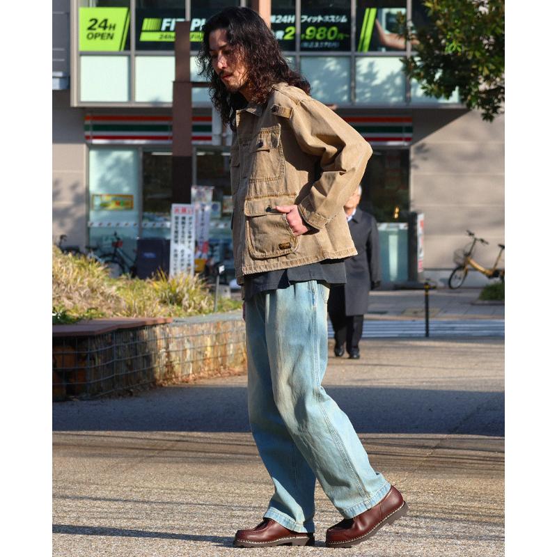 クリフメイヤー KRIFF MAYER メンズ ユニセックス アウター ブルゾン ダック 無地 サンフェード ヴィンテージ風 アメカジ 春 秋 マルチポケット森林ジャケット | KRIFF MAYER | 07