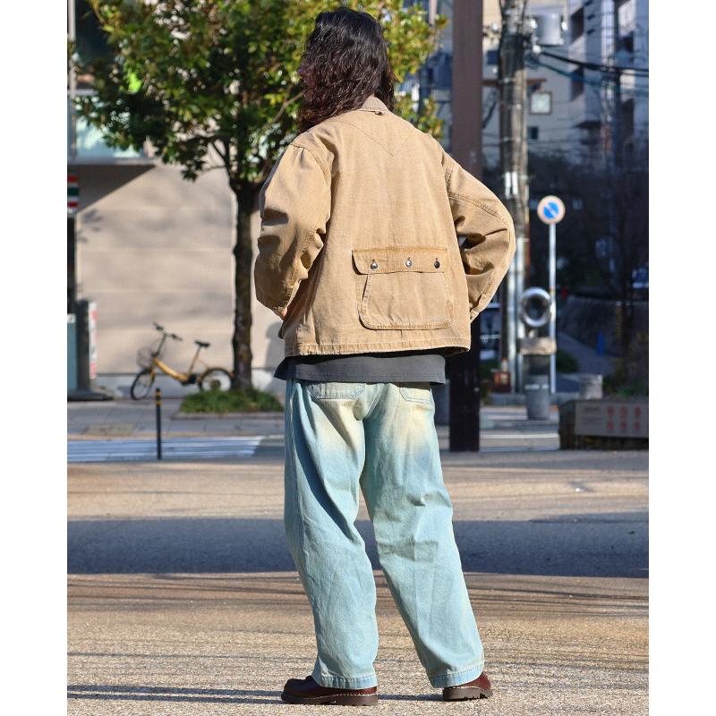 クリフメイヤー KRIFF MAYER メンズ ユニセックス アウター ブルゾン ダック 無地 サンフェード ヴィンテージ風 アメカジ 春 秋 マルチポケット森林ジャケット | KRIFF MAYER | 08