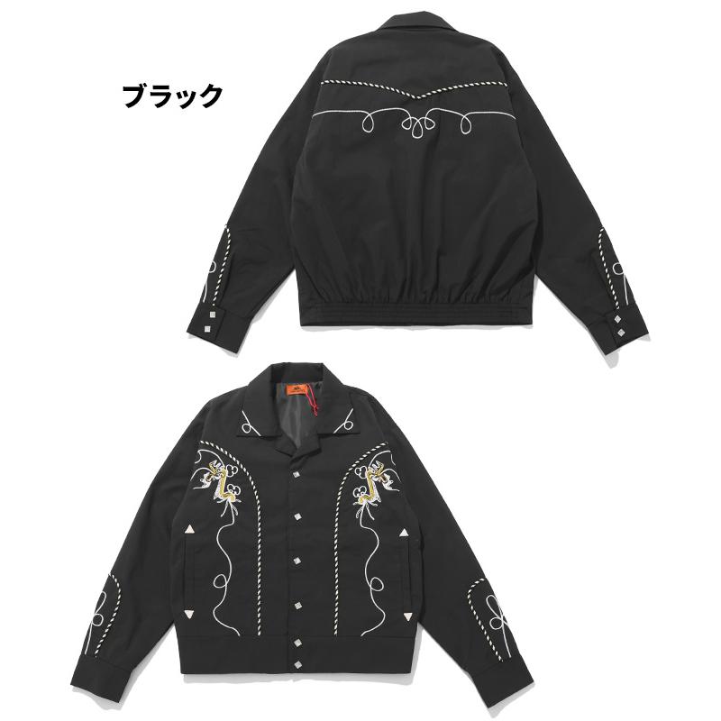 クリフメイヤー KRIFF MAYER メンズ ユニセックス アウター ブルゾン 前開き 裏地付き 50s ロカビリー アメカジ 春 秋 スーベニア刺繍ウエスタンジャケット | KRIFF MAYER | 18