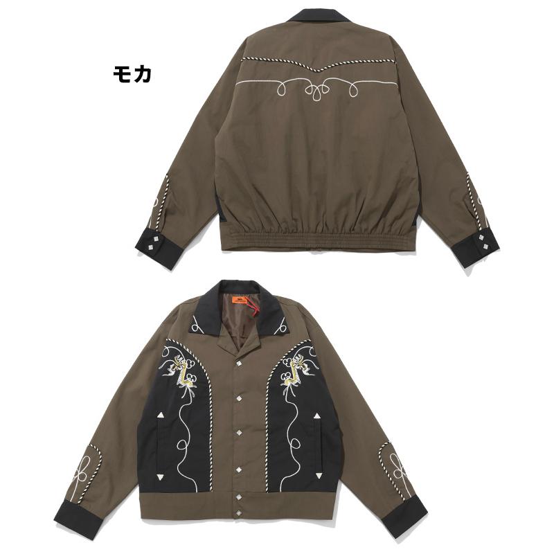 クリフメイヤー KRIFF MAYER メンズ ユニセックス アウター ブルゾン 前開き 裏地付き 50s ロカビリー アメカジ 春 秋 スーベニア刺繍ウエスタンジャケット | KRIFF MAYER | 19