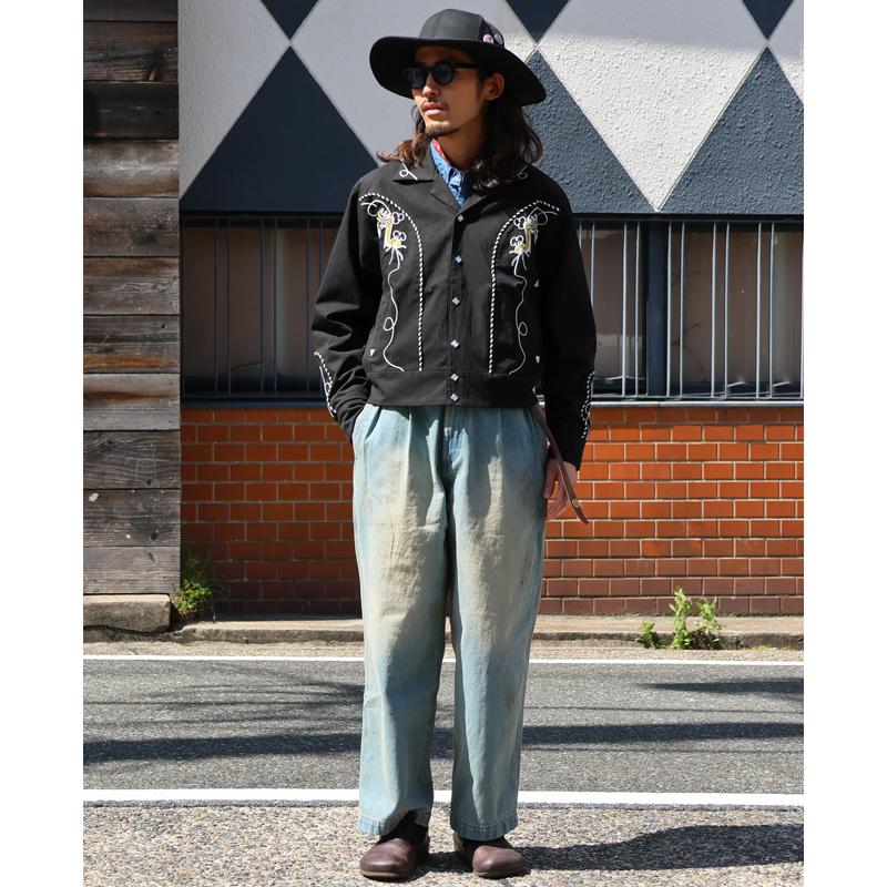 クリフメイヤー KRIFF MAYER メンズ ユニセックス アウター ブルゾン 前開き 裏地付き 50s ロカビリー アメカジ 春 秋 スーベニア刺繍ウエスタンジャケット | KRIFF MAYER | 05