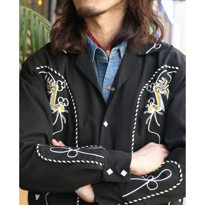 クリフメイヤー KRIFF MAYER メンズ ユニセックス アウター ブルゾン 前開き 裏地付き 50s ロカビリー アメカジ 春 秋 スーベニア刺繍ウエスタンジャケット | KRIFF MAYER | 07