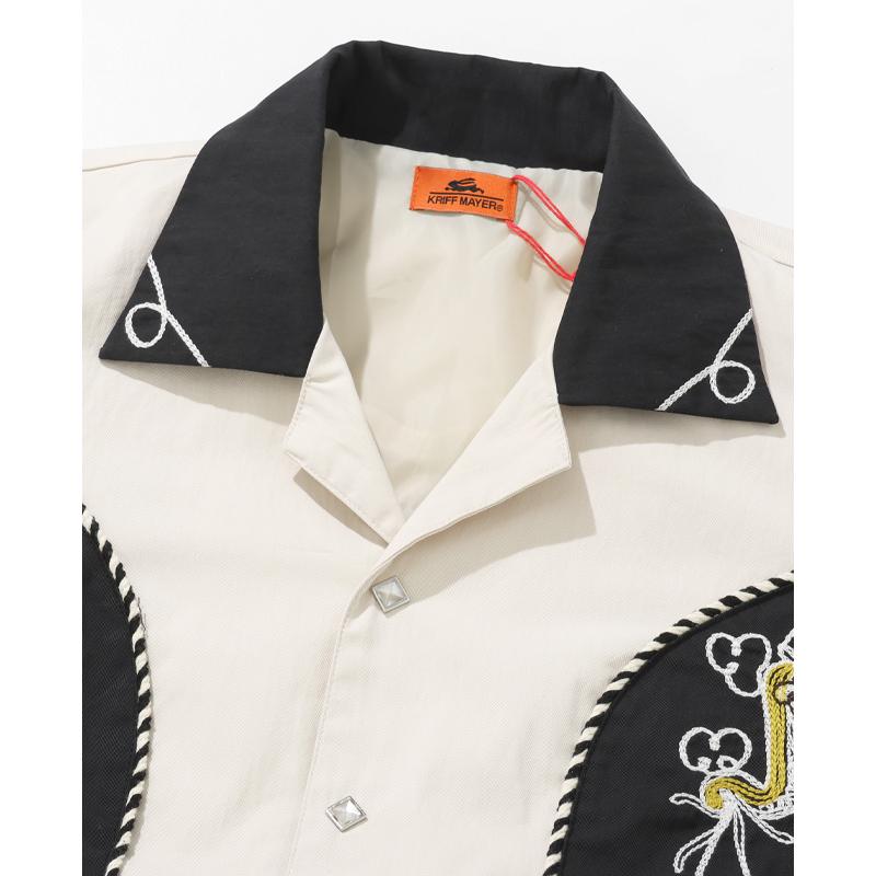 クリフメイヤー KRIFF MAYER メンズ ユニセックス アウター ブルゾン 前開き 裏地付き 50s ロカビリー アメカジ 春 秋 スーベニア刺繍ウエスタンジャケット | KRIFF MAYER | 10