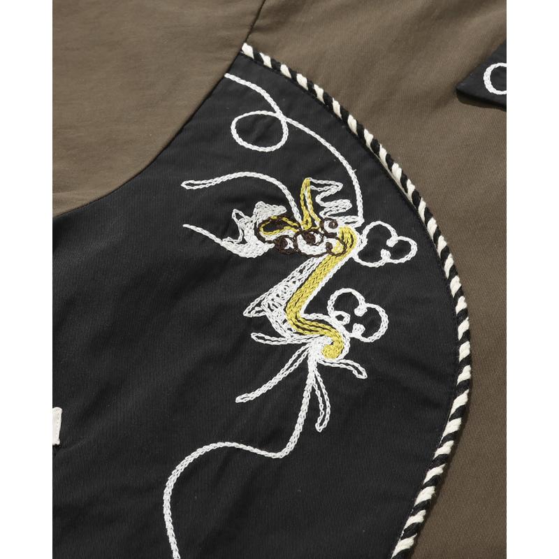 クリフメイヤー KRIFF MAYER メンズ ユニセックス アウター ブルゾン 前開き 裏地付き 50s ロカビリー アメカジ 春 秋 スーベニア刺繍ウエスタンジャケット | KRIFF MAYER | 11