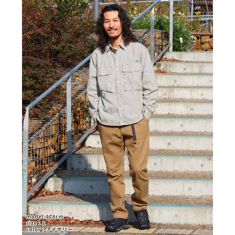 クリフメイヤー KRIFF MAYER メンズ ユニセックス 長袖 チェックシャツ レギュラーカラー カジュアル ストリート 春 夏 シアサッカーチェックドアシャツ | KRIFF MAYER | 06