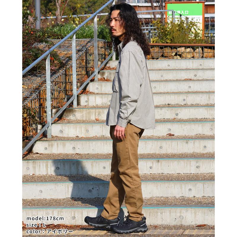 クリフメイヤー KRIFF MAYER メンズ ユニセックス 長袖 チェックシャツ レギュラーカラー カジュアル ストリート 春 夏 シアサッカーチェックドアシャツ | KRIFF MAYER | 07