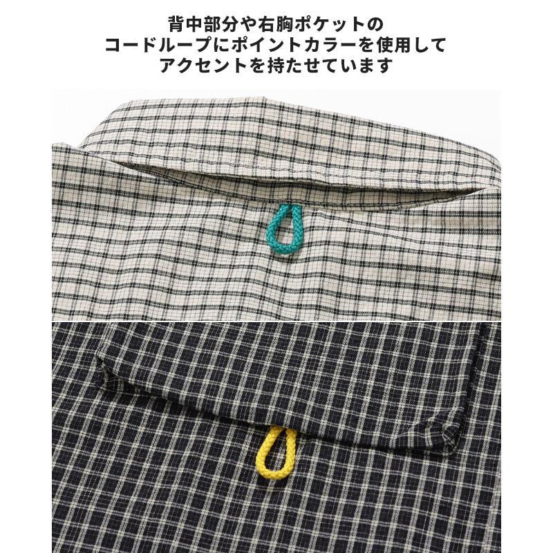 クリフメイヤー KRIFF MAYER メンズ ユニセックス 長袖 チェックシャツ レギュラーカラー カジュアル ストリート 春 夏 シアサッカーチェックドアシャツ | KRIFF MAYER | 12