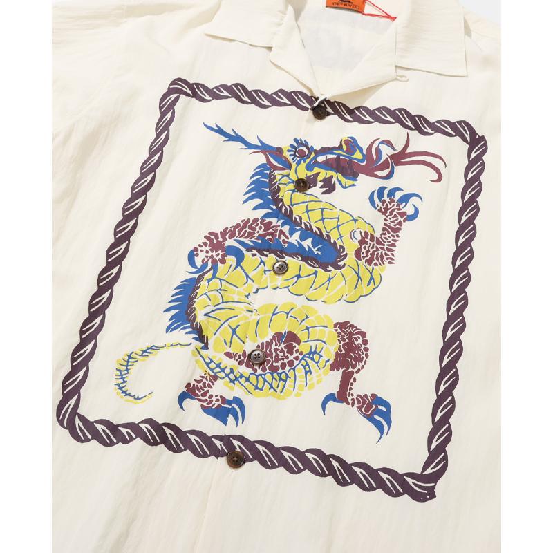 クリフメイヤー KRIFF MAYER メンズ ユニセックス オープンカラー 長袖シャツ プリント 刺繍 開襟 アメカジ ヴィンテージ風 春 秋 スーベニア開襟シャツ | KRIFF MAYER | 11