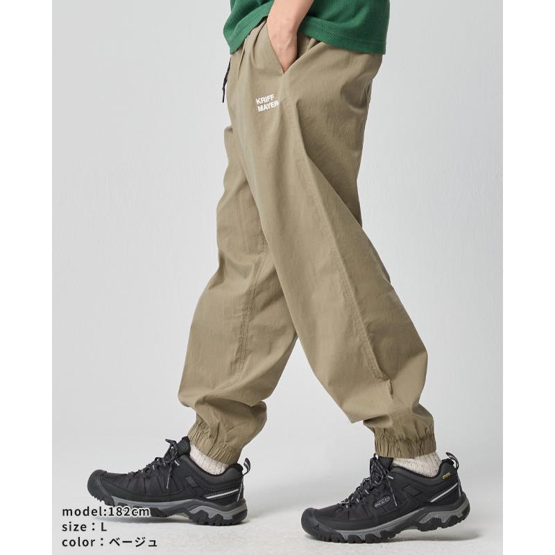 クリフメイヤー KRIFF MAYER メンズ ボトムス ロングパンツ フルレングス ワイド イージーパンツ 撥水 ワンタック ウエストゴム コンフォートジョガーパンツ | KRIFF MAYER | 09