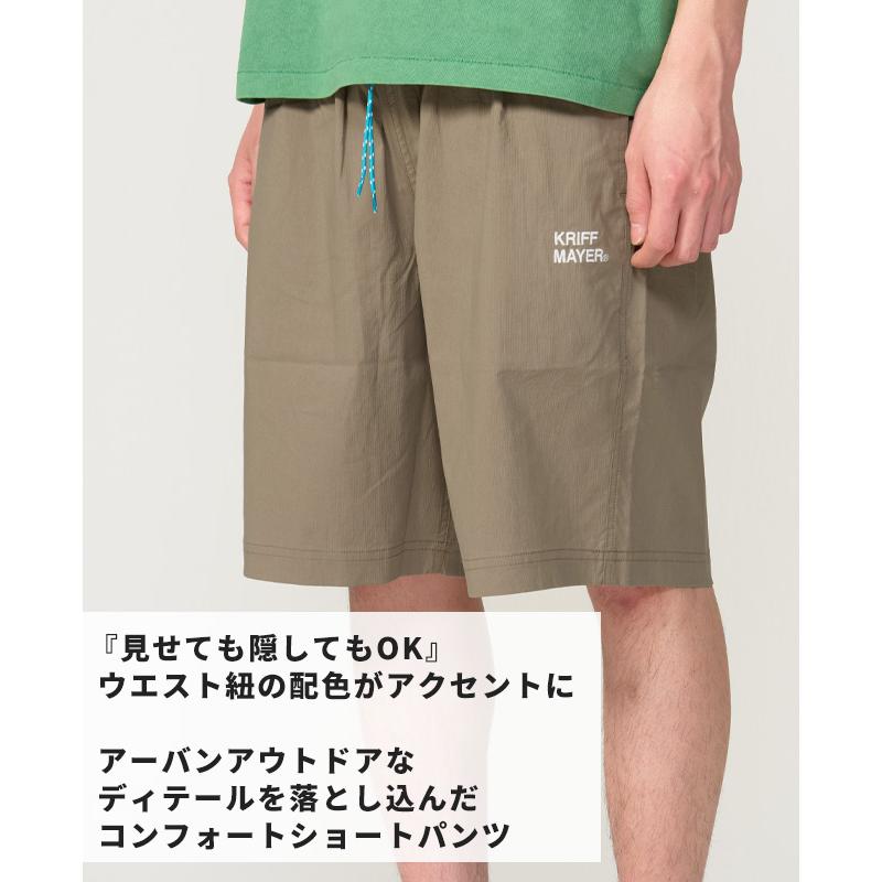 クリフメイヤー KRIFF MAYER メンズ ボトムス ショーツ 短パン 膝上丈 ハーフパンツ イージーパンツ ストレッチ 無地 夏 WEB限定 コンフォートショートパンツ | KRIFF MAYER | 04