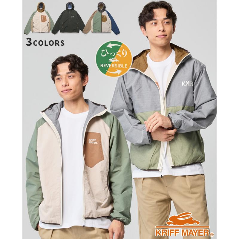 KRIFF MAYER マウンテンパーカー メンズL オリーブ 試着のみ KRIFF