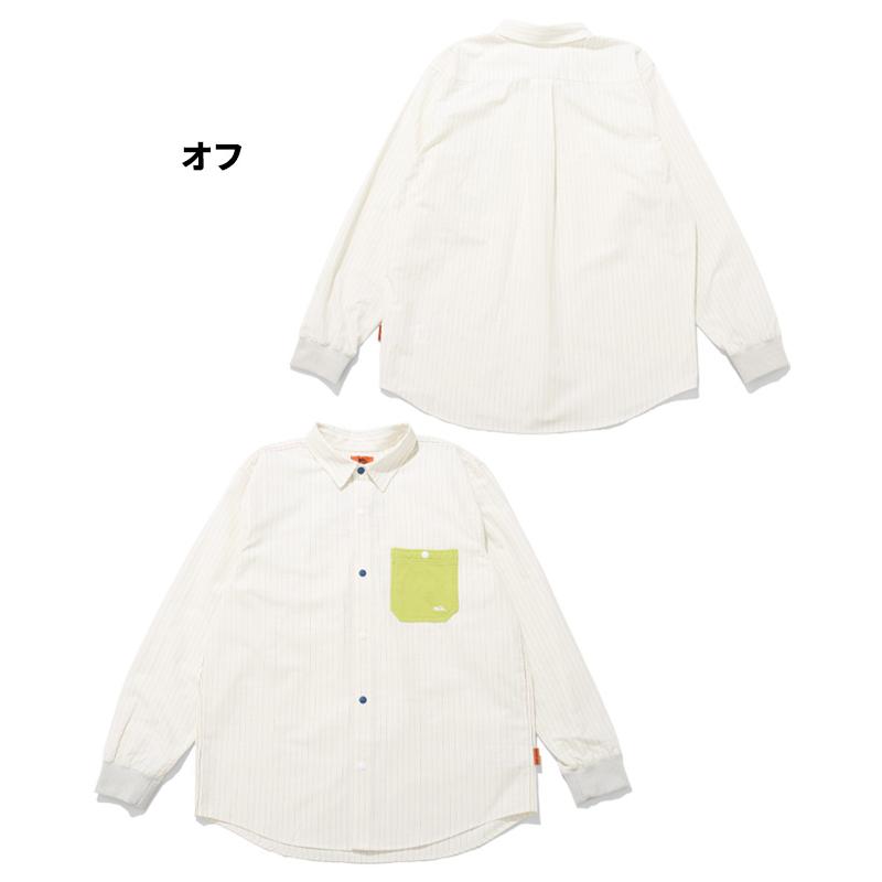 クリフメイヤー KRIFF MAYER メンズ ユニセックス 長袖 シャツ レギュラーカラー クレイジー配色 アウトドア カジュアル 春 秋 袖リブハッピーシャツ | KRIFF MAYER | 18