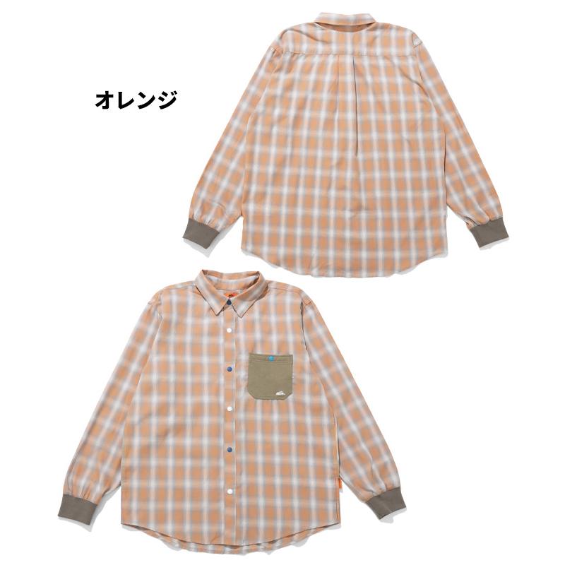 クリフメイヤー KRIFF MAYER メンズ ユニセックス 長袖 シャツ レギュラーカラー クレイジー配色 アウトドア カジュアル 春 秋 袖リブハッピーシャツ | KRIFF MAYER | 19