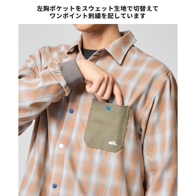 クリフメイヤー KRIFF MAYER メンズ ユニセックス 長袖 シャツ レギュラーカラー クレイジー配色 アウトドア カジュアル 春 秋 袖リブハッピーシャツ | KRIFF MAYER | 11