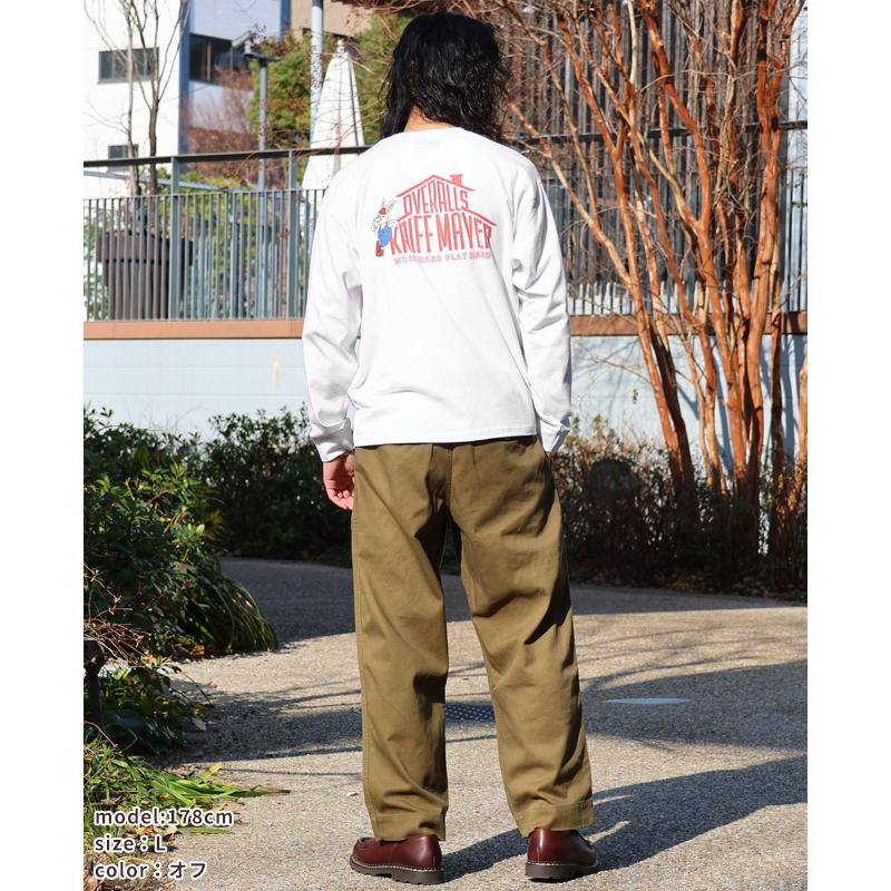 クリフメイヤー KRIFF MAYER メンズ ユニセックス Tシャツ 綿100 コットン カジュアル アメカジ クリフ ラビット ロンT ワーク | KRIFF MAYER | 16