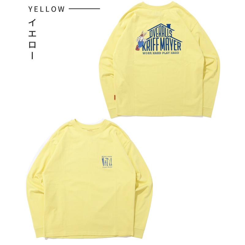 クリフメイヤー KRIFF MAYER メンズ ユニセックス Tシャツ 綿100 コットン カジュアル アメカジ クリフ ラビット ロンT ワーク | KRIFF MAYER | 22