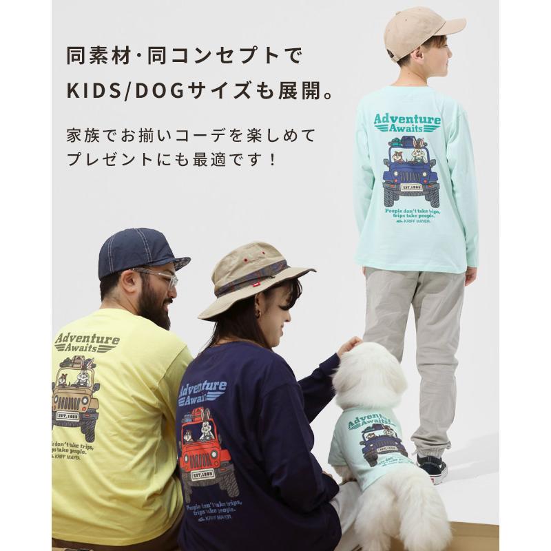 クリフメイヤー KRIFF MAYER メンズ ユニセックス Tシャツ 綿100 コットン カジュアル アメカジ クリフ ラビット ロンT 車 | KRIFF MAYER | 16