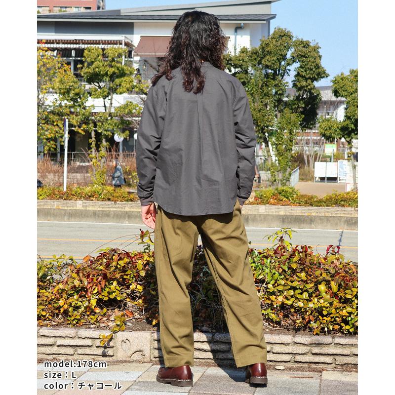 クリフメイヤー KRIFF MAYER メンズ ユニセックス 長袖 ノーカラー クレイジー配色 ストライプ おしゃれ カジュアル 春 秋 バンドカラー袖リブハッピーシャツ | KRIFF MAYER | 09