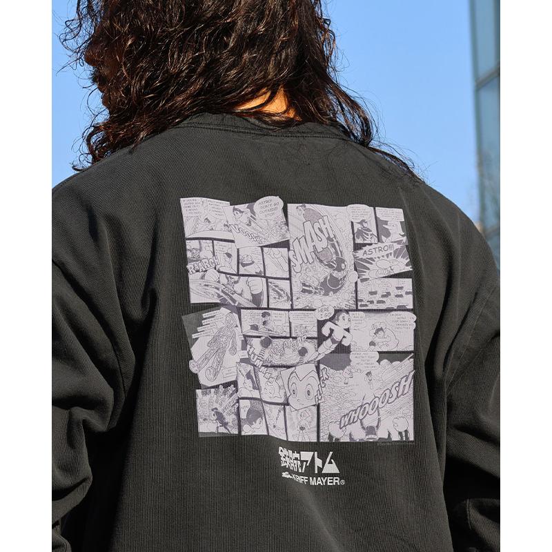 クリフメイヤー KRIFF MAYER メンズ レディース ユニセックス Tシャツ 長袖 バックプリント 2026SS 手塚治虫 キャラクター コラボ ロン T アトム | KRIFF MAYER | 13