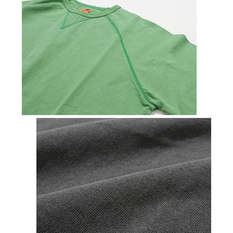 クリフメイヤー KRIFF MAYER メンズ ユニセックス 無地 ヴィンテージライク 綿100 コットン 春 夏 ピグメント 七分袖 ラグラン Tシャツ | KRIFF MAYER | 16