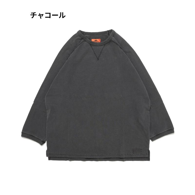 クリフメイヤー KRIFF MAYER メンズ ユニセックス 無地 ヴィンテージライク 綿100 コットン 春 夏 ピグメント 七分袖 ラグラン Tシャツ | KRIFF MAYER | 19