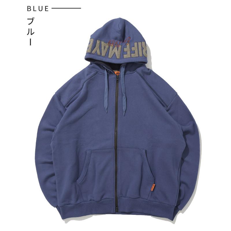 クリフメイヤー KRIFF MAYER メンズ ユニセックス スウェット ストレッチ カジュアル アメカジ フーディー のび~る 裏毛 フード 刺繍 パーカー | KRIFF MAYER | 21