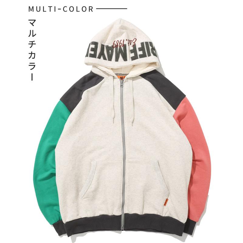 クリフメイヤー KRIFF MAYER メンズ ユニセックス スウェット ストレッチ カジュアル アメカジ フーディー のび~る 裏毛 フード 刺繍 パーカー | KRIFF MAYER | 22