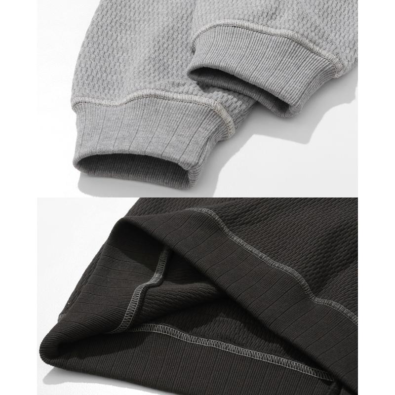 クリフメイヤー KRIFF MAYER メンズ ユニセックス カーディガン 長袖 羽織り Vネック ワンポイント 無地 カジュアル アメカジ 春 秋 ハニカムワッフルVカーデ | KRIFF MAYER | 16