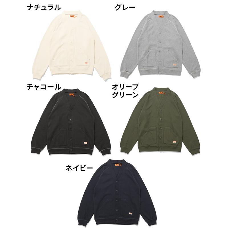 クリフメイヤー KRIFF MAYER メンズ ユニセックス カーディガン 長袖 羽織り Vネック ワンポイント 無地 カジュアル アメカジ 春 秋 ハニカムワッフルVカーデ | KRIFF MAYER | 23