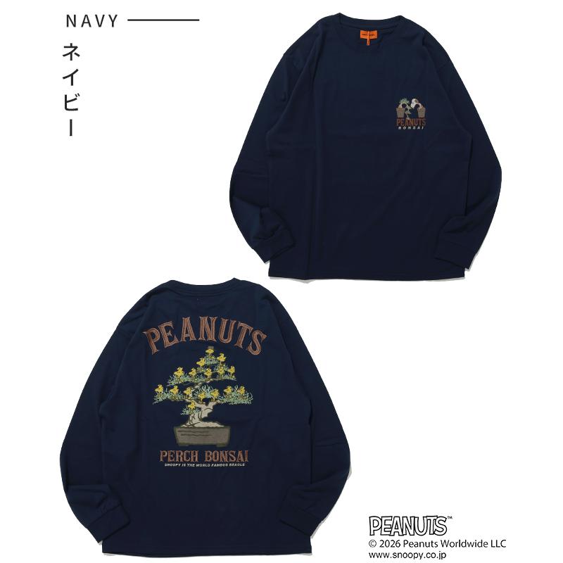 クリフメイヤー KRIFF MAYER メンズ レディース ユニセックス Tシャツ 長袖 バックプリント 2026SS スヌーピー 刺繍 ロンT 盆栽 | KRIFF MAYER | 21