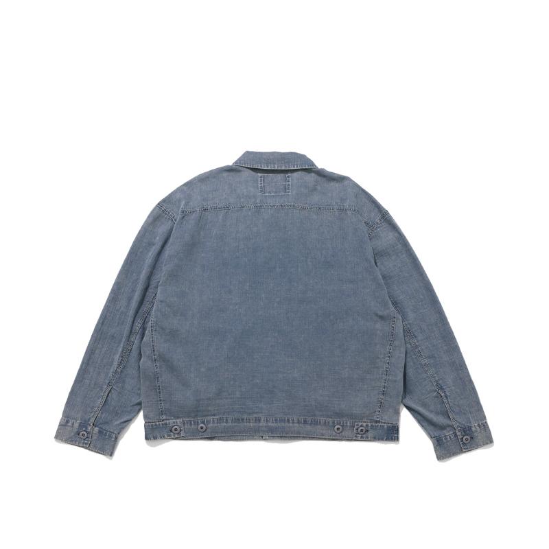 クリフメイヤー KRIFF MAYER メンズ ユニセックス アウター トラッカージャケット Gジャン 2oz 超軽量 無地 ヴィンテージ風 春 夏 エアーライトデニムジャケット | KRIFF MAYER | 19